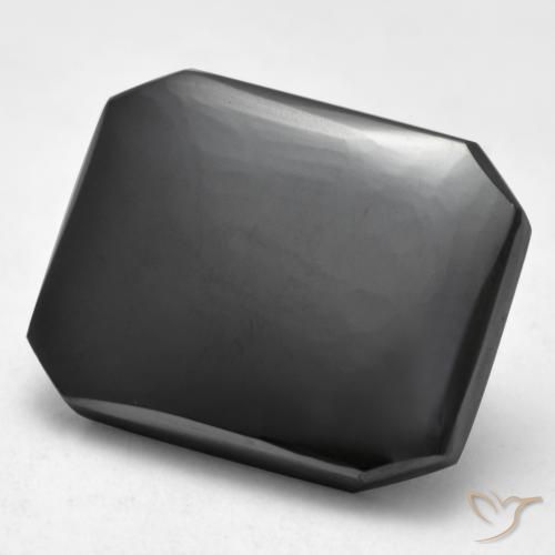 17.40 ct Gray Hematite Stone, Natural Hematite in Octagon Cabochon Shape for Sale