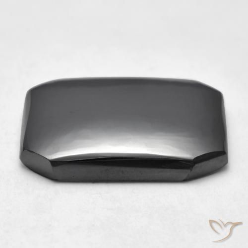 Hematite Gemstone in 18.5 x 14.4 mm Size for Sale, Hematite Stone in Medium Grey Color