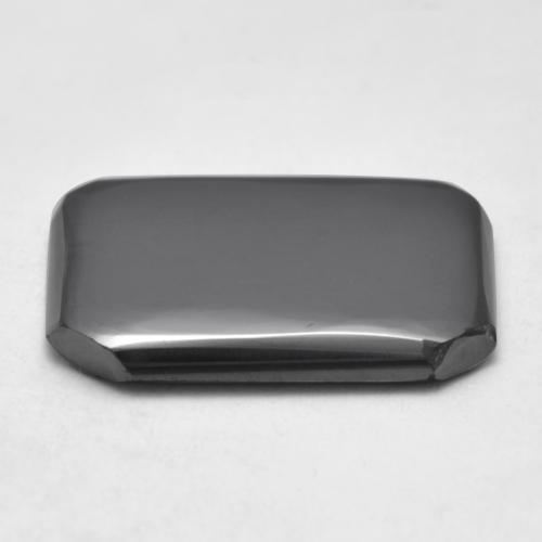 Hematite Gemstone in 18.7 x 14.6 mm Size for Sale, Hematite Stone in Medium Grey Color