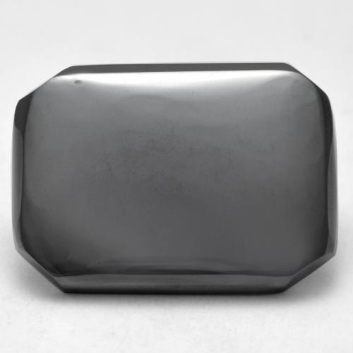 Medium Grey Ematite Gem - 17.7ct Cabochon ottagonale (ID: 555565)