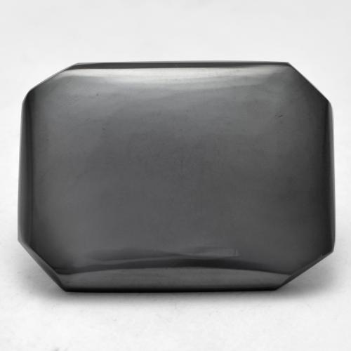 Medium Grey Hematite Gem - 19.6ct Octagon Cabochon (ID: 555566)