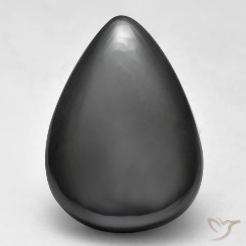 26.62 ct Pear Hematite, 22.4 x 16.3 mm From Brazil, Photo A