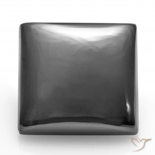 22.46ct Natural Medium Gray Hematite, Square, Opaque