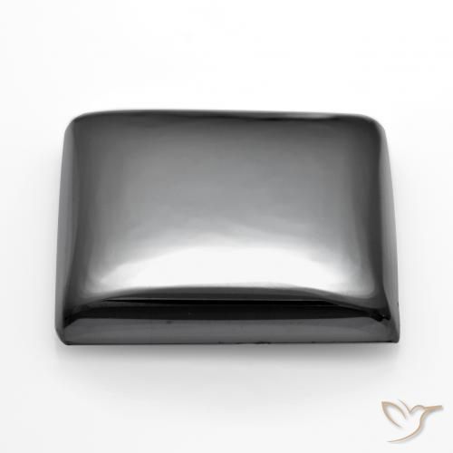 Hematite Gemstone in 18 x 18 mm (calibrated) Size for Sale, Hematite Stone in Medium Grey Color