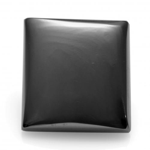 Medium Grey Hematite Gem - 13.2ct Square Cabochon (ID: 556099)