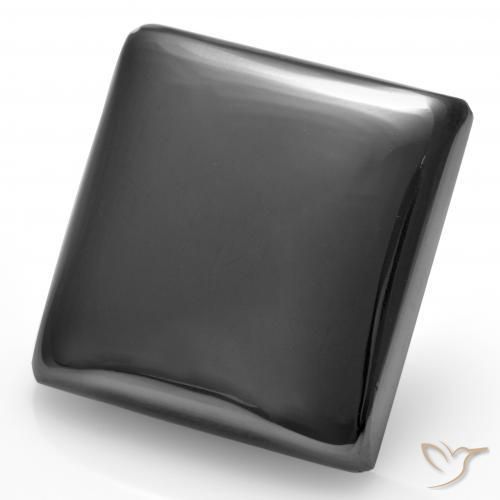 22.30 ct Gray Hematite Stone, Natural Hematite in Square Cabochon Shape for Sale