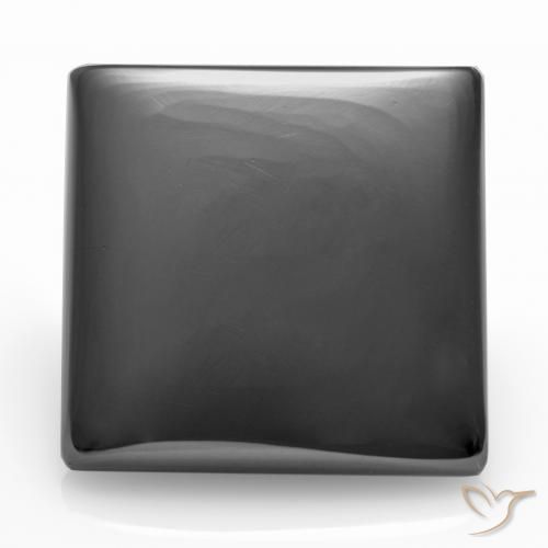 17.61ct Natural Medium Grey Hematite, Square, Opaque