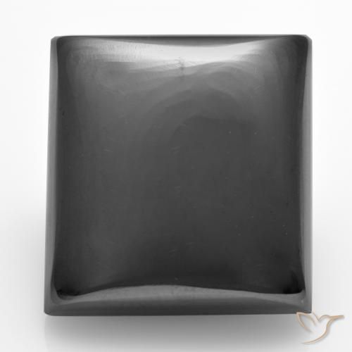 23.80ct Natural Medium Grey Hematite, Square, Opaque