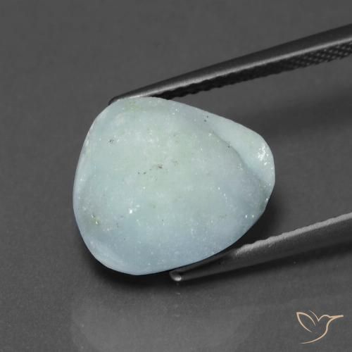 7.67 ct Odd Shaped Hemimorphite Druzy, 12.9 x 11.7 mm From Congo, Photo A