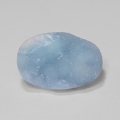 7.98 ct Blue Hemimorphite Druzy Stone, Natural Hemimorphite Druzy in Fancy Crystal Cluster Shape for Sale