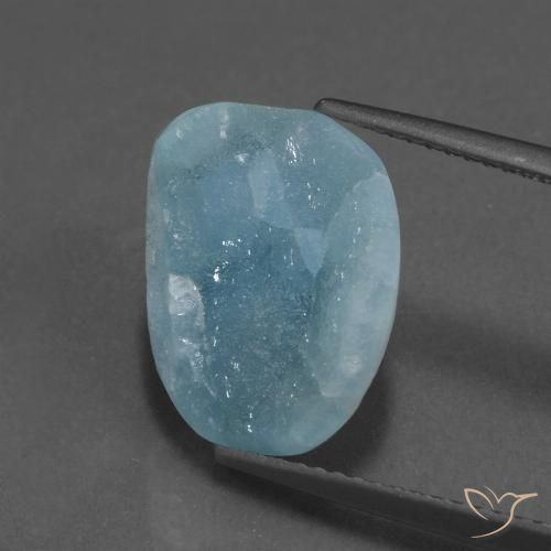 7.52 ct Odd Shaped Hemimorphite Druzy, 14.5 x 11.4 mm From Congo, Photo A