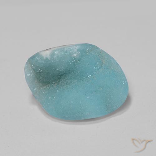 5.81 ct Turquoise Hemimorphite Druzy Stone, Natural Hemimorphite Druzy in Fancy Crystal Cluster Shape for Sale