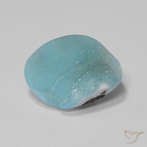 Hemimorphite Druzy Gemstone in 14.4 x 10.1 mm Size for Sale, Hemimorphite Druzy Stone in Teal Color