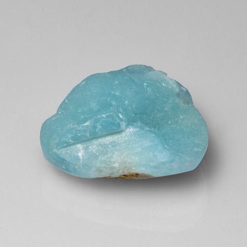 Hemimorphite Druzy Gemstone in 15.1 x 12.5 mm Size for Sale, Hemimorphite Druzy Stone in Light Blue Color