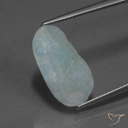 7.48 ct Odd Shaped Hemimorphite Druzy, 17.1 x 9.1 mm From Congo, Photo A