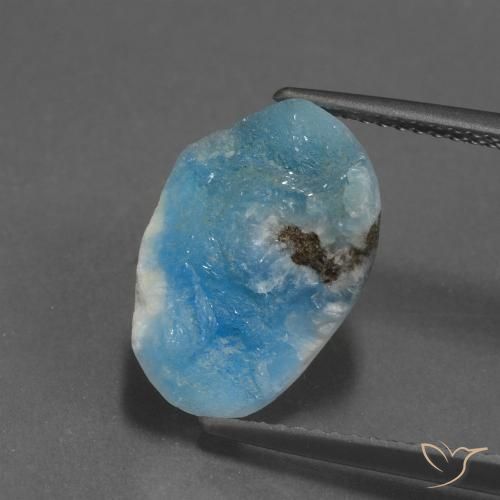 6.82 ct Odd Shaped Hemimorphite Druzy, 14.6 x 10.5 mm From Congo, Photo A