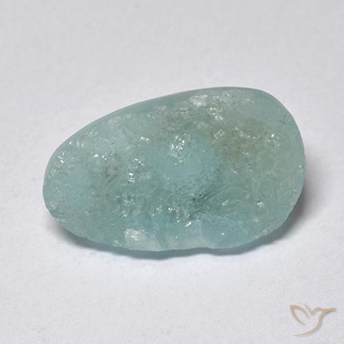 5.63 ct Odd Shaped Hemimorphite Druzy, 14.8 x 9.1 mm From Congo, Photo A