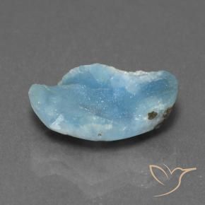 4.24 ct Blue Hemimorphite Druzy Stone, Natural Hemimorphite Druzy in Fancy Crystal Cluster Shape for Sale