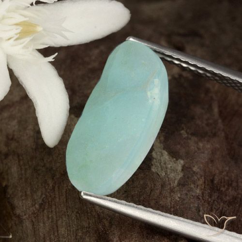 6 ct Hemimorphite Druzy, 15.9 x 8.6 mm From Congo, Photo A