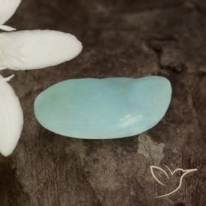 6.00 ct Turquoise Hemimorphite Druzy Stone, Natural Hemimorphite Druzy in Oval Crystal Cluster Shape for Sale