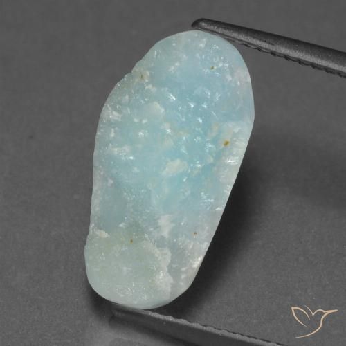 4.94 ct Odd Shaped Hemimorphite Druzy, 16 x 9.2 mm From Congo, Photo A
