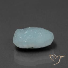 4.20 ct Blue Hemimorphite Druzy Stone, Natural Hemimorphite Druzy in Fancy Crystal Cluster Shape for Sale