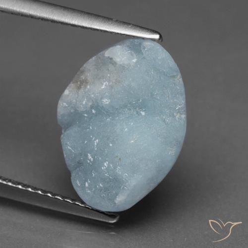 6.64 ct Odd Shaped Hemimorphite Druzy, 13.9 x 10.6 mm From Congo, Photo A