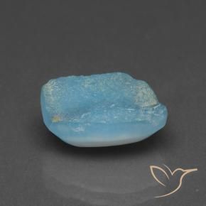 5.68 ct Blue Hemimorphite Druzy Stone, Natural Hemimorphite Druzy in Fancy Crystal Cluster Shape for Sale