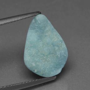 4.91 ct Blue Hemimorphite Druzy Gemstone, Hemimorphite Druzy Gem in Fancy Crystal Cluster Shape for Sale.
