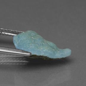 Hemimorphite Druzy Gemstone in 14.8 x 10.5 mm Size for Sale, Hemimorphite Druzy Stone in Light Blue Color