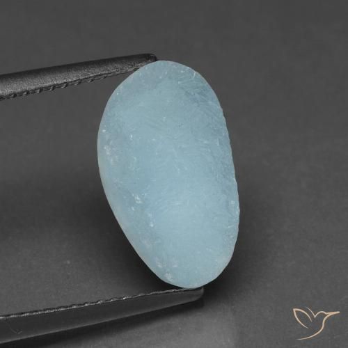 4.99 ct Odd Shaped Hemimorphite Druzy, 13.8 x 8.2 mm From Congo, Photo A