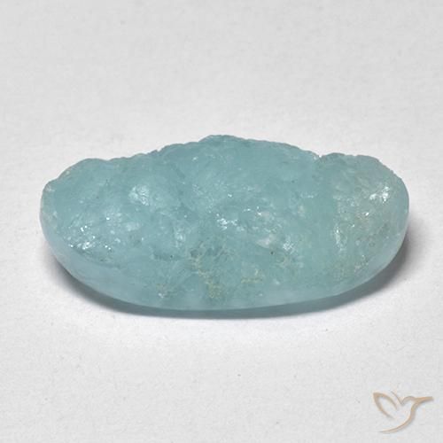 5.71 ct Hemimorphite Druzy, 15.5 x 7.4 mm From Congo, Photo A