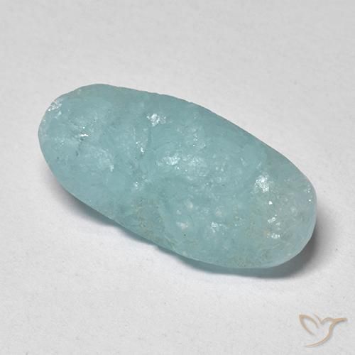 5.71 ct Turquoise Hemimorphite Druzy Stone, Natural Hemimorphite Druzy in Oval Crystal Cluster Shape for Sale