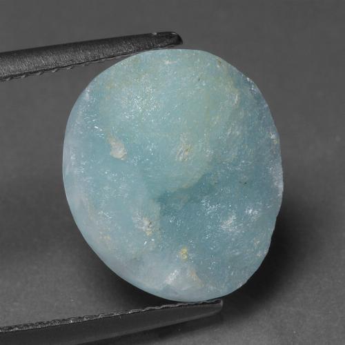 7,91 ct fancy-schliff türkisfarbener Hemimorphit-Druse aus dem Kongo , Größe 13,2x11,5 mm, natürlicher Edelstein, Opaque Reinheit, 1 Stück fancy-schliff Hemimorphit-Druse, Mohs-Härte von 5 - 5 , Photo A