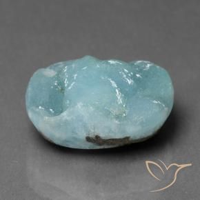 8.21 ct Turquoise Hemimorphite Druzy Stone, Natural Hemimorphite Druzy in Fancy Crystal Cluster Shape for Sale