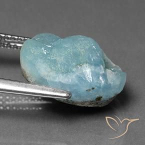 Hemimorphite Druzy Gemstone in 13.6 x 10.2 mm Size for Sale, Hemimorphite Druzy Stone in Light Blue Green Color