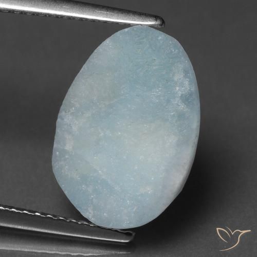 6.63 ct Odd Shaped Hemimorphite Druzy, 14 x 10 mm From Congo, Photo A