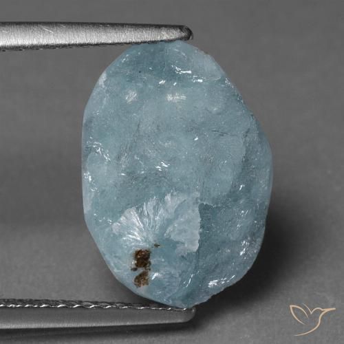 6.34 ct Odd Shaped Hemimorphite Druzy, 13.8 x 9.9 mm From Congo, Photo A
