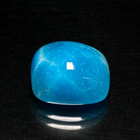8.31 ct Blue Hemimorphite Stone, Natural Hemimorphite in Cushion Cabochon Shape for Sale