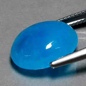 Hemimorphite Gemstone in 15.1 x 11.9 mm Size for Sale, Hemimorphite Stone in Blue Color