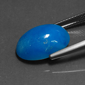 Hemimorphite Gemstone in 15.1 x 10.9 mm Size for Sale, Hemimorphite Stone in Blue Color