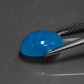 Hemimorphite Gemstone in 12 x 9.3 mm Size for Sale, Hemimorphite Stone in Blue Color