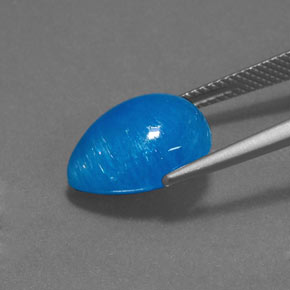 Hemimorphite Gemstone in 13.9 x 10.3 mm Size for Sale, Hemimorphite Stone in Blue Color