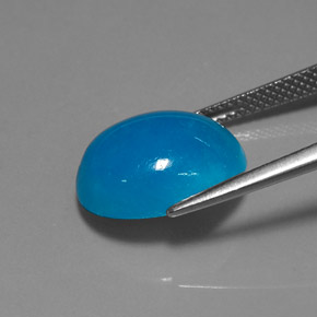 Hemimorphite Gemstone in 14 x 12 mm (calibrated) Size for Sale, Hemimorphite Stone in Blue Color