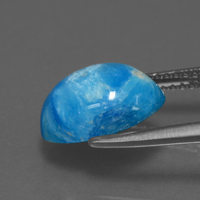 Hemimorphite Gemstone in 11.5 x 9.3 mm Size for Sale, Hemimorphite Stone in Blue Color