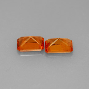 Hessonite Garnet Gemstone in 6.1 x 4.2 mm Size for Sale, Hessonite Garnet Stone in Orange Color