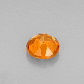 Hessonite Garnet Gemstone in 5 mm (calibrated) Size for Sale, Hessonite Garnet Stone in Orange Color