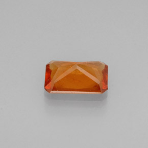 Hessonite Garnet Gemstone in 6.1 x 4.2 mm Size for Sale, Hessonite Garnet Stone in Mandarin Orange Color