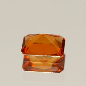 Hessonite Garnet Gemstone in 6 x 4 mm (calibrated) Size for Sale, Hessonite Garnet Stone in Mandarin Orange Color