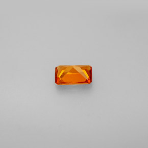 Hessonite Garnet Gemstone in 6 x 4 mm (calibrated) Size for Sale, Hessonite Garnet Stone in Mandarin Orange Color